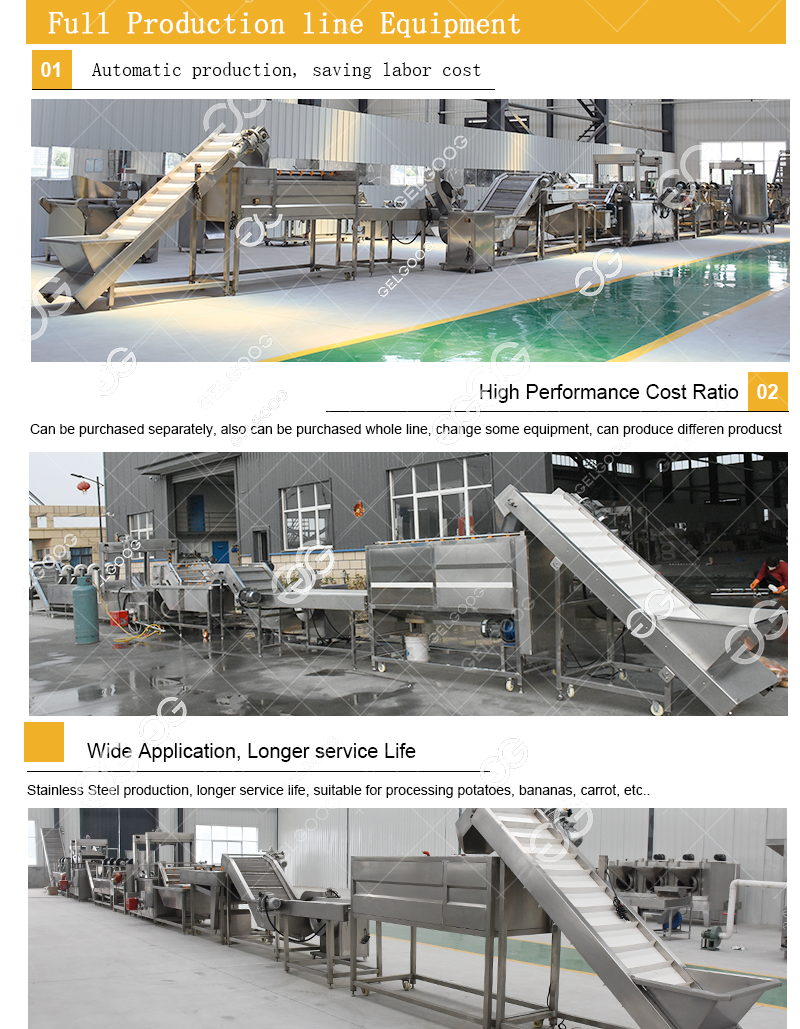 Линия по производству замороженного картофеля фри